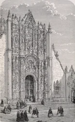 El Sagrario Metropolitano (ca. 1749-69), Mexiko-Stadt, aus 